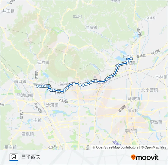 郊94 Bus Line Map