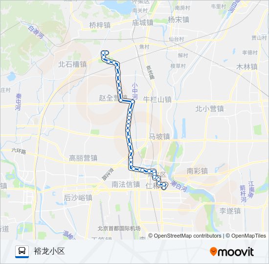 顺11 bus Line Map