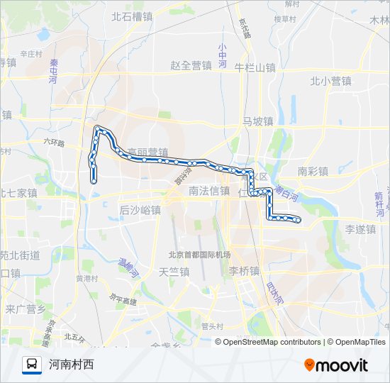 顺13 bus Line Map