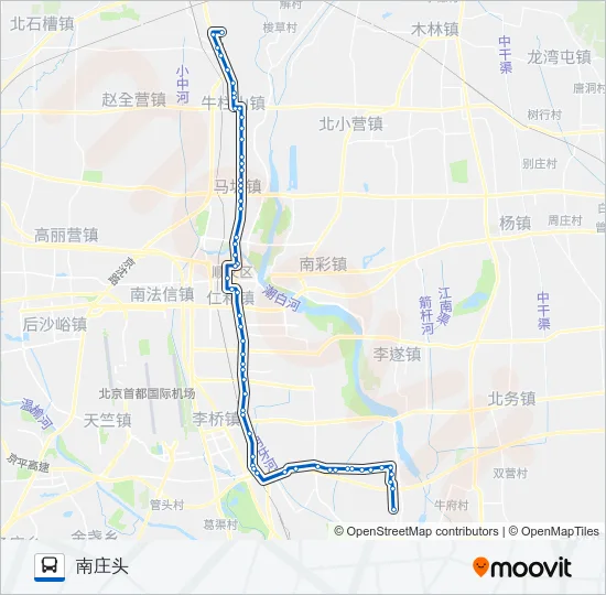 顺14 Bus Line Map