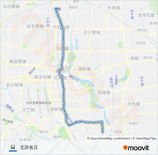 顺14 Bus Line Map