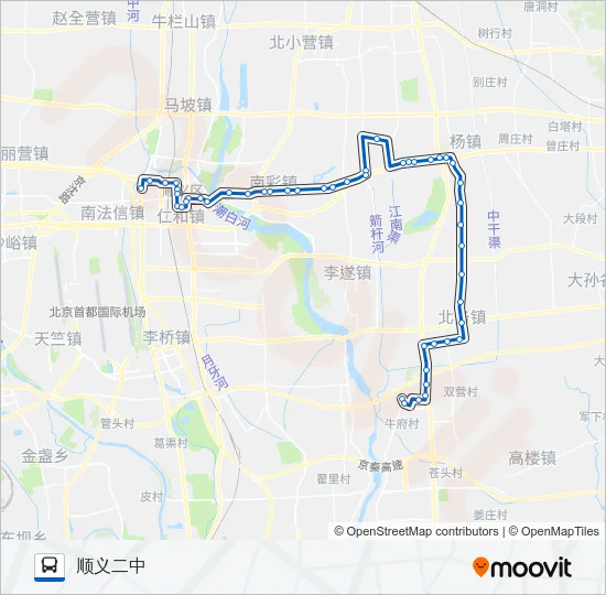 顺18 Bus Line Map