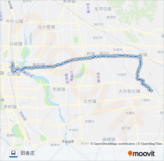 公交顺19路的线路图