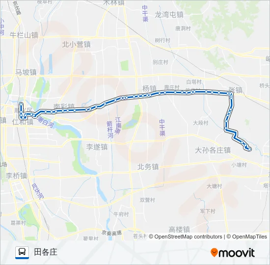 顺19 Bus Line Map