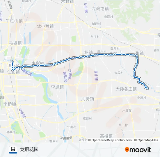顺19 Bus Line Map