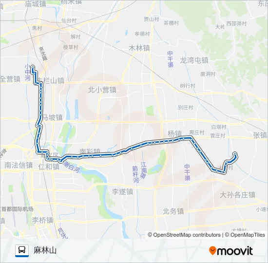 顺20 Bus Line Map