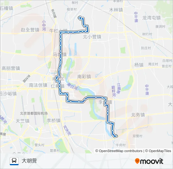 顺21 Bus Line Map