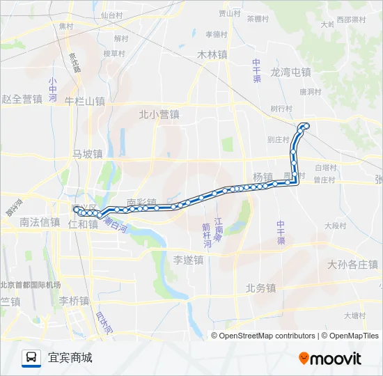 顺23 Bus Line Map