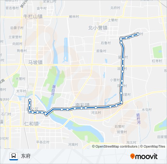 顺24 bus Line Map