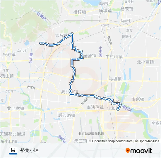 顺25 Bus Line Map