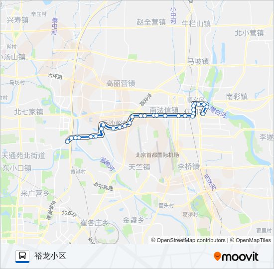 顺26 bus Line Map