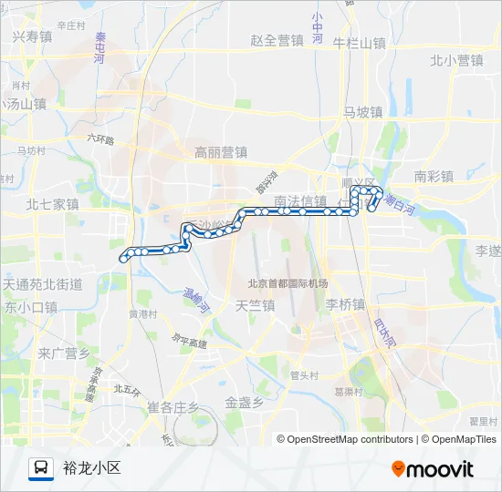 顺26 Bus Line Map