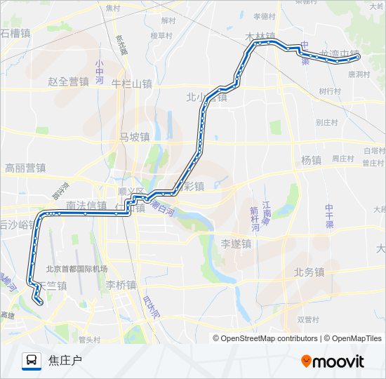 公交顺31路的线路图