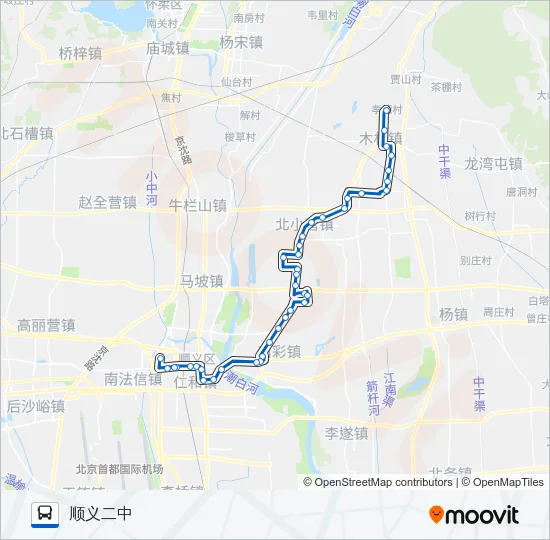 顺32 Bus Line Map