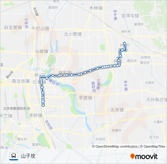 顺33 Bus Line Map