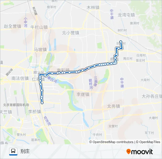 顺33 Bus Line Map