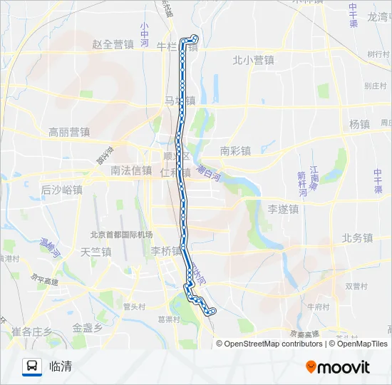 顺34 Bus Line Map