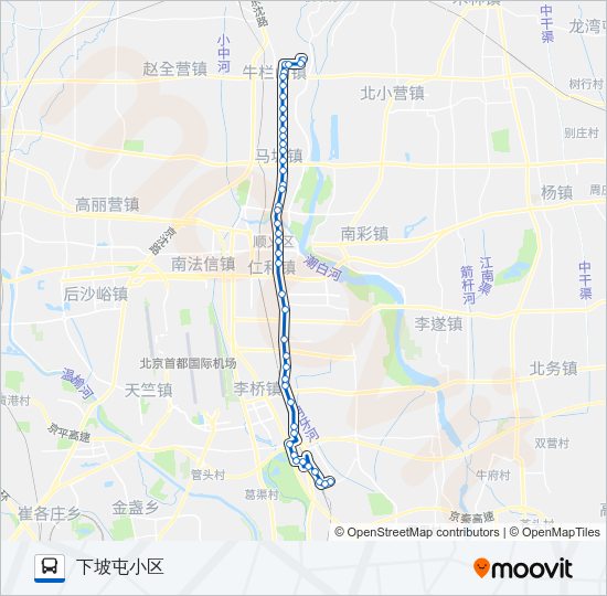 公交顺34路的线路图