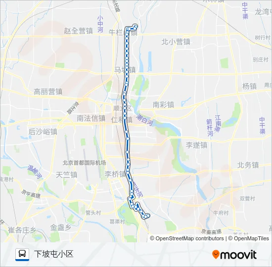 顺34 Bus Line Map