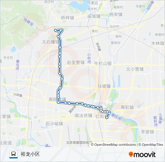 顺35 Bus Line Map