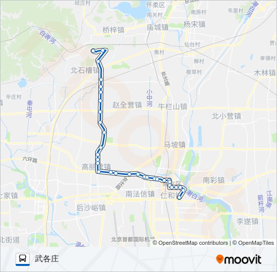 顺35 bus Line Map