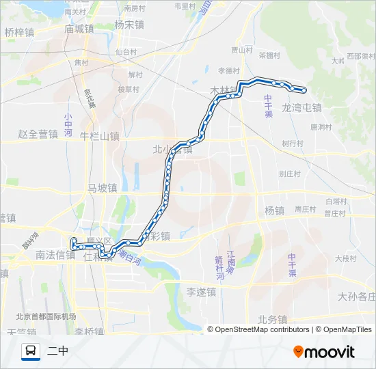 顺36 Bus Line Map