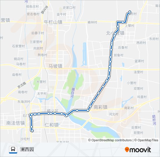 顺37 bus Line Map