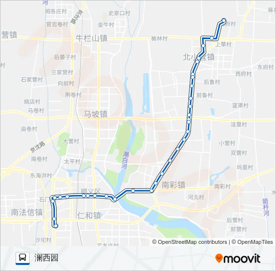 顺37 Bus Line Map