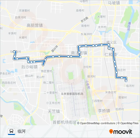 顺38 Bus Line Map