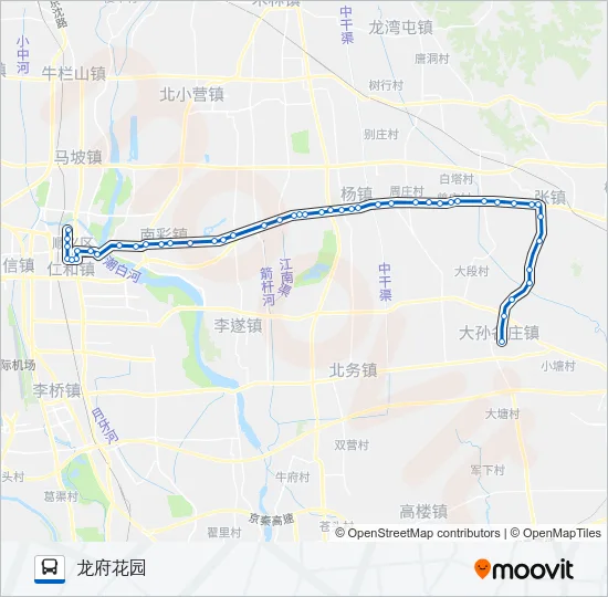 顺40 Bus Line Map