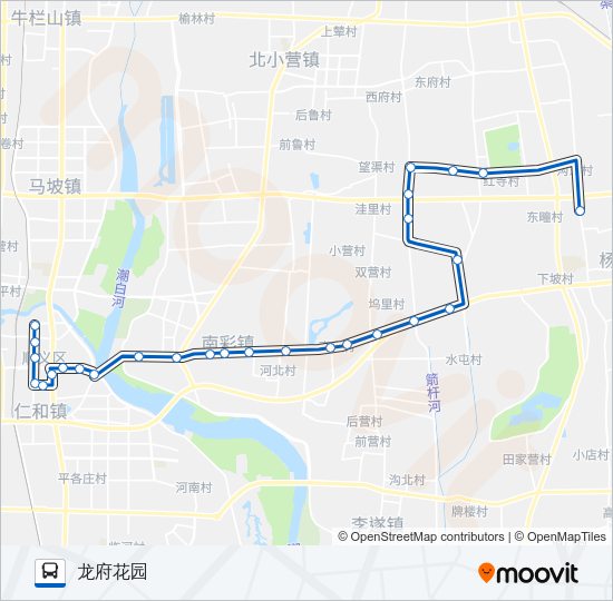 公交顺41路的线路图