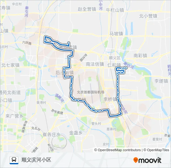 顺42 Bus Line Map