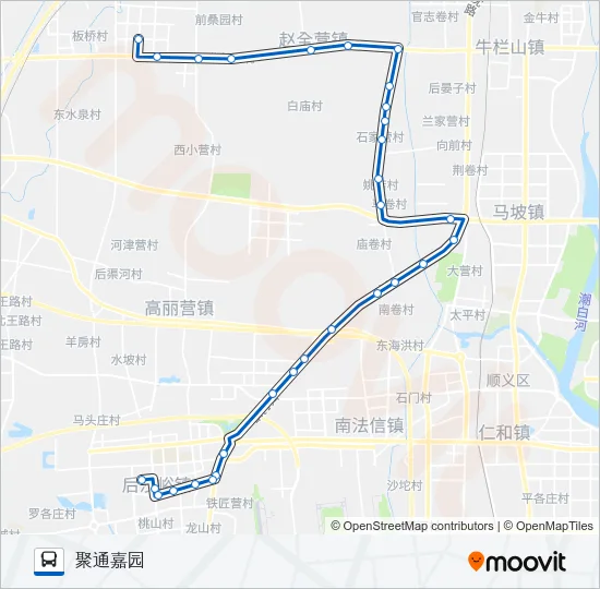 顺46 Bus Line Map