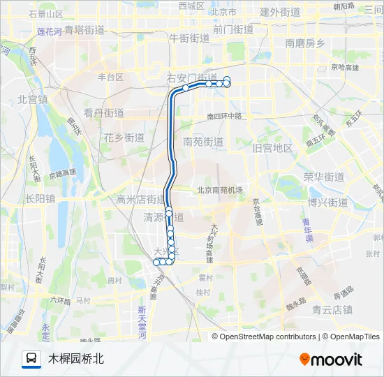 366快 Bus Line Map