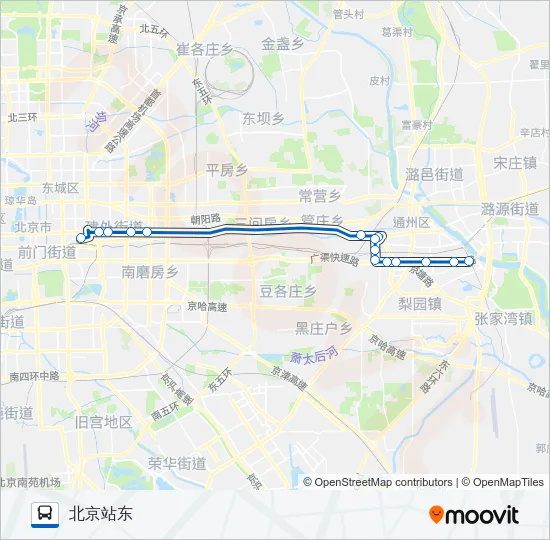 668快 Bus Line Map