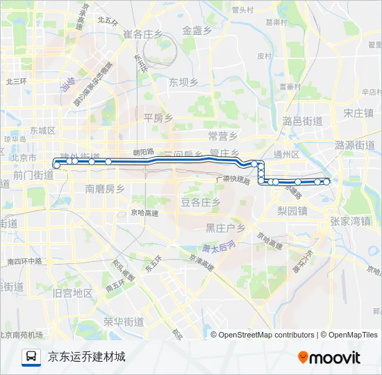 668快 Bus Line Map