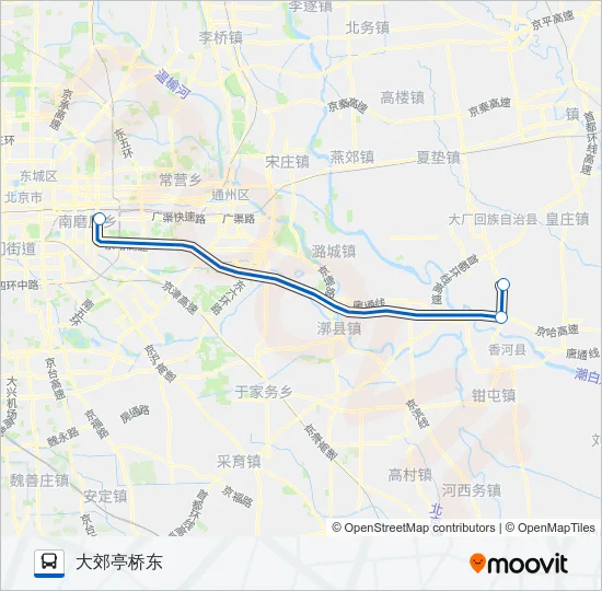 810快 Bus Line Map