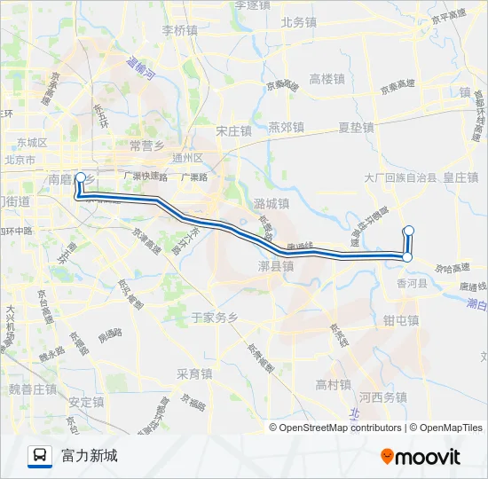 810快 Bus Line Map