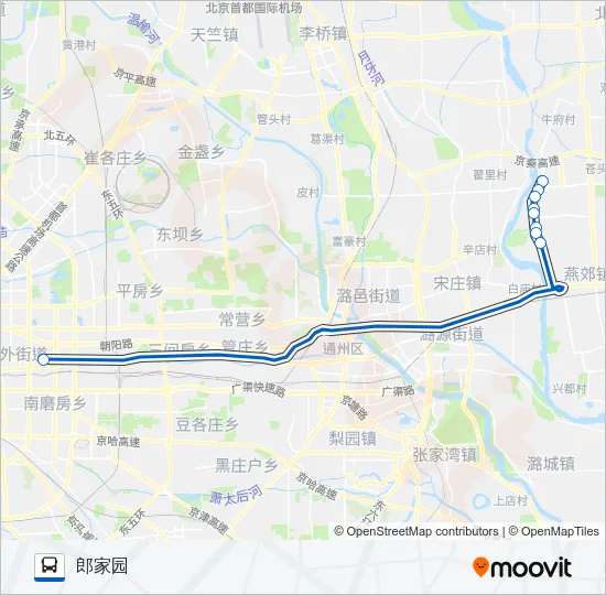 815快 Bus Line Map