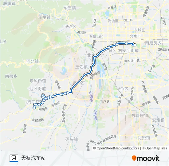 836快 Bus Line Map