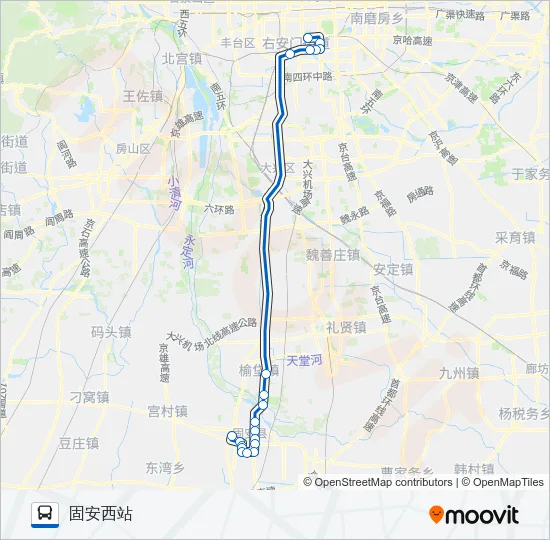 849快 Bus Line Map