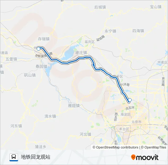880快 Bus Line Map