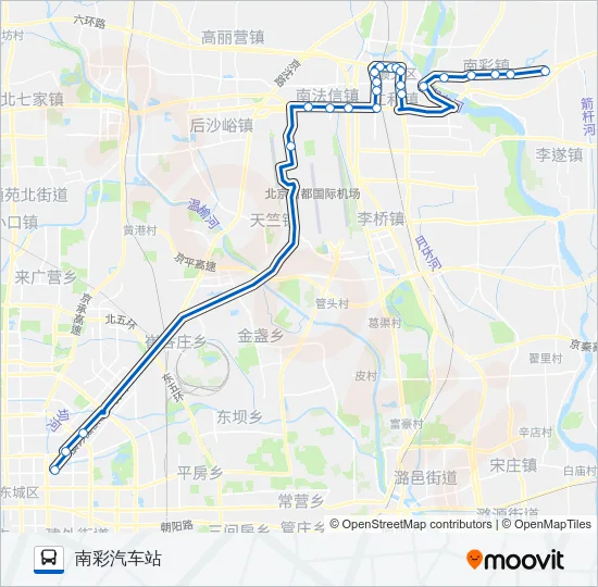 915快 Bus Line Map