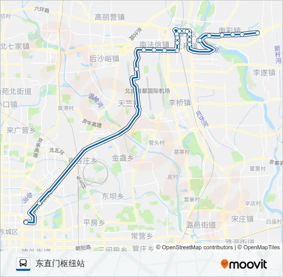 915快 Bus Line Map