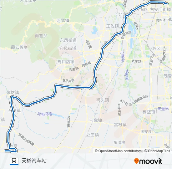 917快 Bus Line Map