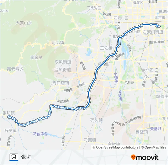 917快 Bus Line Map