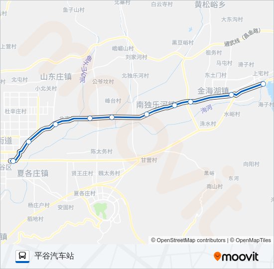 公交918区路的线路图