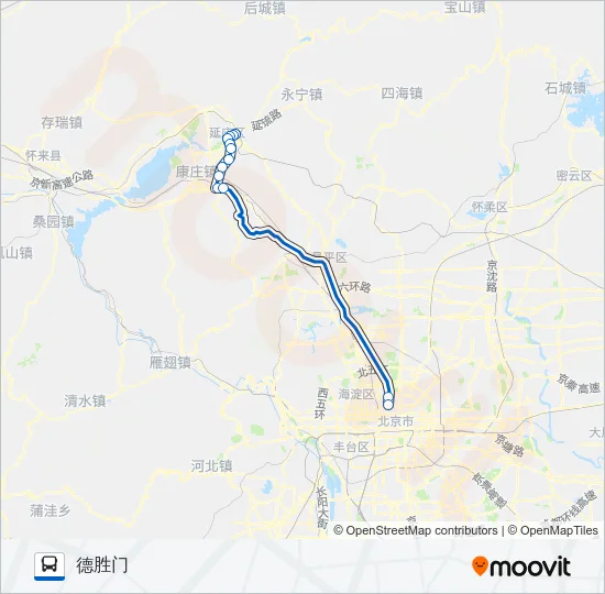 919快 Bus Line Map
