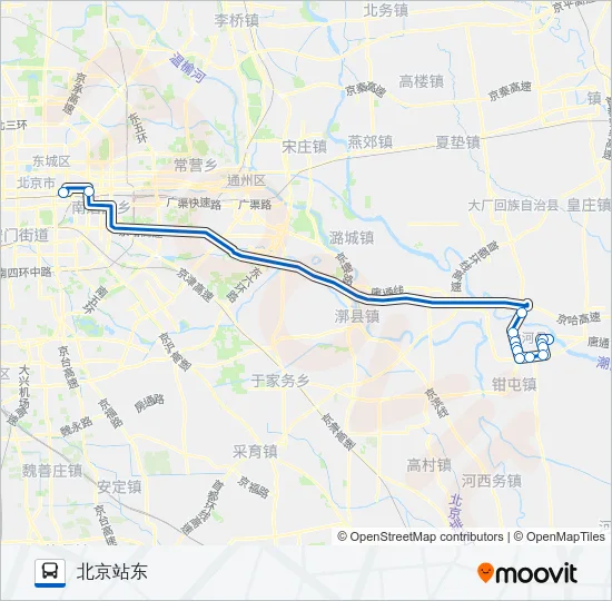 938快 Bus Line Map