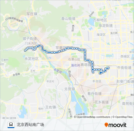 941快 Bus Line Map